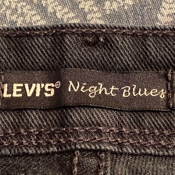 Levis Jeans Womens Night Blues 18M Bootcut Embroidered Pockets Mid-Rise - Picture 9 of 11
